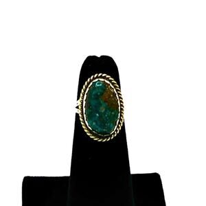 Beautiful Turquoise Vintage Ring Size 4.75